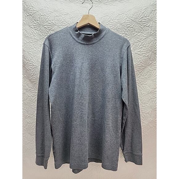 Eddie Bauer Mens Long Sleeve Shirt Soft Gray Size Medium 20x27 - Picture 1 of 7
